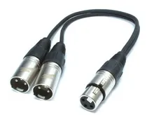 Comprar Cable Canon Xlr Hembra A 2 Canon Xlr Macho 1.50m Calidad A