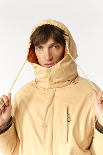 Parka Hombre Campera Capucha Tela Sintética Omega - Bolivia