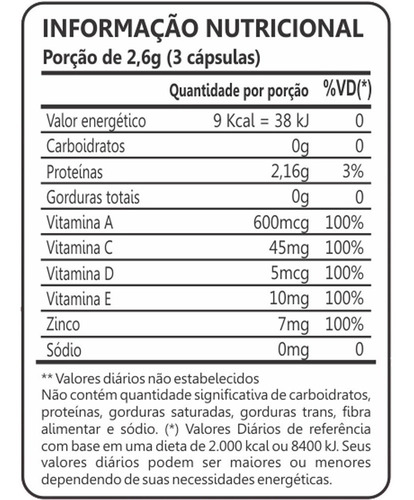 Imagem 3 de 4 de Colágeno Hidrolisado Femme + Vitaminas A, C, D, E Com 270cps