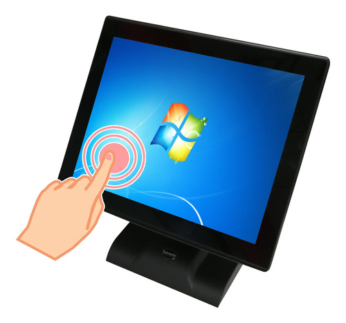 Monitor Lcd Tactil Touchscreen Ocom 15.1'' Para Pos 60hz Vga