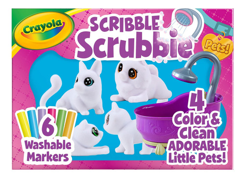 Juego De Juguetes Crayola Scribble Scrubbie Pets 2.0 Para Ni