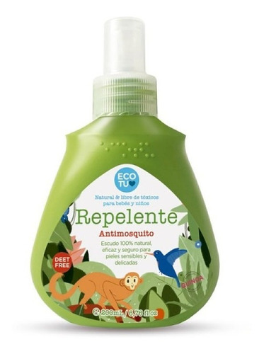 Repelente 100% Natural 200 Ml * E - Unidad a $46000