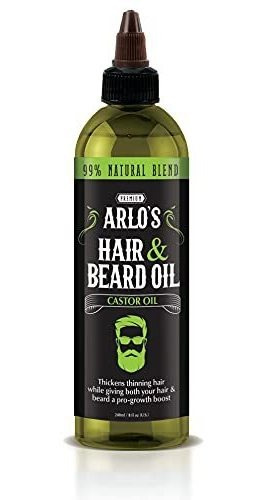 Para Barba - Arlo's Hair And Beard Oil With Castor Oil 8 Oz.