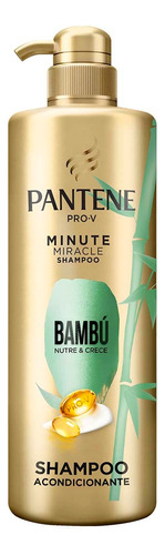 Shampoo Pantene Pro-v Minute Miracle Bambú Nutre Y Crece 480ml