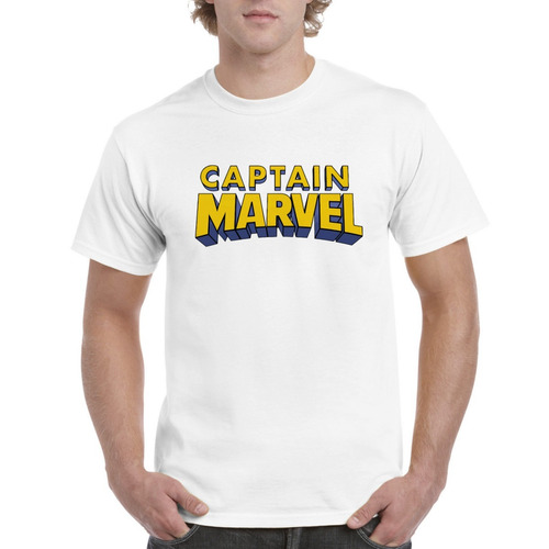 Camiseta  Para Caballero Capitan Marvel Vengadores