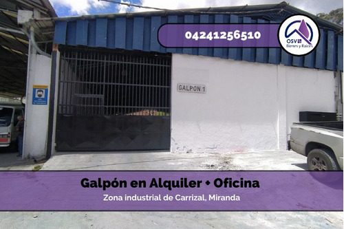 Galpon En Zona Industrial De Carrizal, Carrizal.