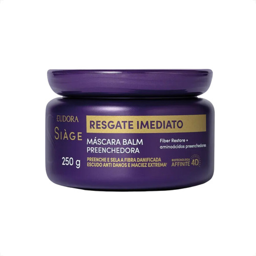 Kit Resgate Imediato Shampoo, Mascara, Leave In Siage Eudora