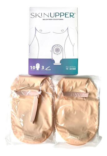 Bolsa Colostomia Opaca Recortável 19-64mm C/carvão - 10 Uni