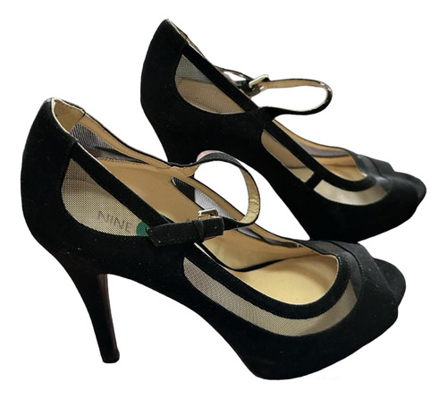 Remato Zapatos Damas Nine West Gamuza Talla 37.5  Casi Nuevo