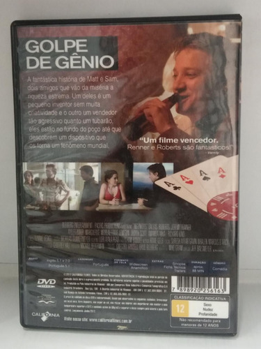 Dvd Golpe De Gênio - Jeremy Renner * Original (Usado)