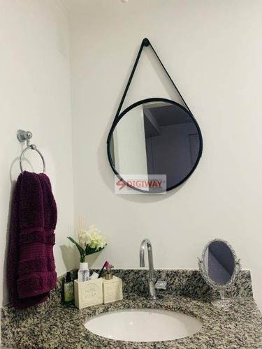 Imagem 16 de 30 de Lindo Apartamento, Com Varanda Gourmet E Lazer Total. - Ap2206
