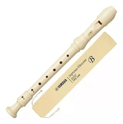 Flauta Soprano Yamaha Barroco Yrs 24 B Nt