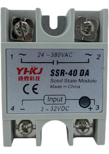 Rele De Estado Solido 40 Amp Ssr-40 Da