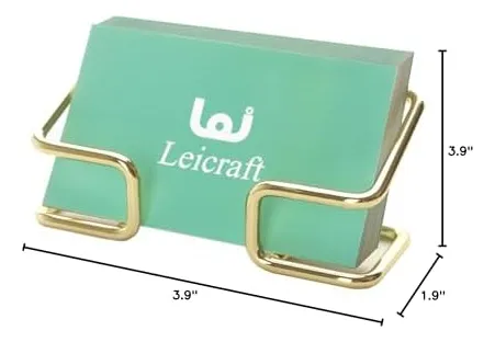 Soporte De Tarjetas De Negocios De Leicraft Para Escritorio,