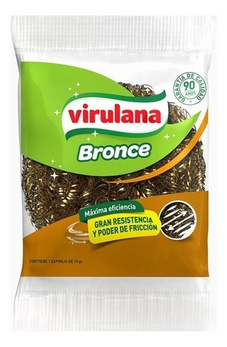 Esponja Virulana Bronce