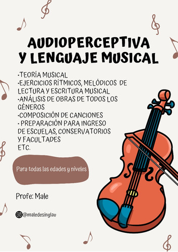 Clases De Audioperceptiva P/ Todos Los Niveles