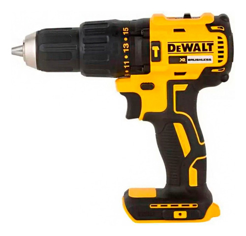 Taladro 1/2 + Atornillador Impacto 1/4 20v + Set 18 Dewalt Color Amarillo