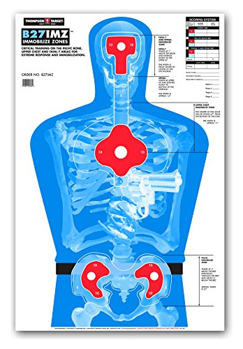 B27-imz - Silueta Humana - Objetivos De Tiro De Pistola De P