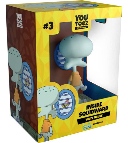 Youtooz Inside Calamardo Figura De Vinilo De 4 Pulgadas, Cal
