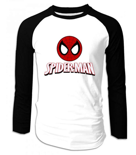 Camiseta Spiderman Hombre Araña Manga Larga Camibuso