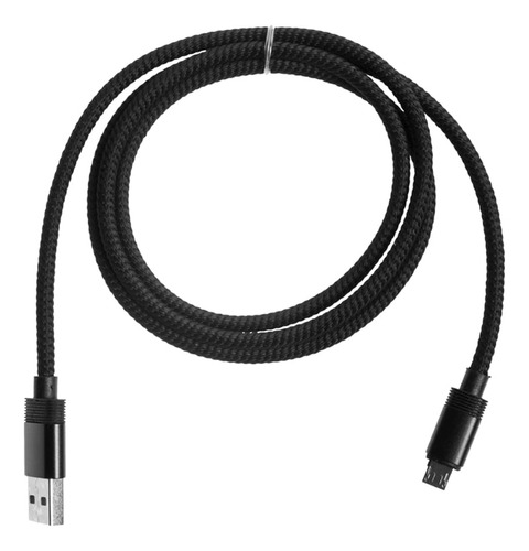 Cable Simplicity Usb Micro Cuerda Negro