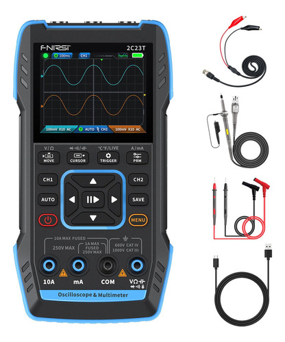 Osciloscopio Portátil, Multímetro, Generador Dds