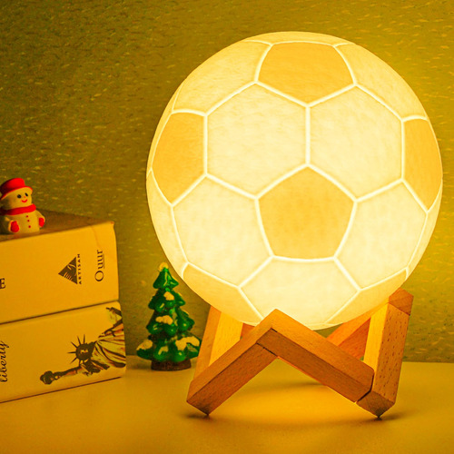 Luz Nocturna De Futbol De 5.9 Pulgadas, Regalos Para El Dia