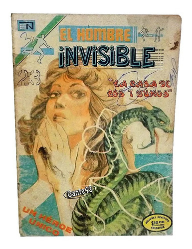 Dante42 Comics Antiguo El Hombre Invisible 1979