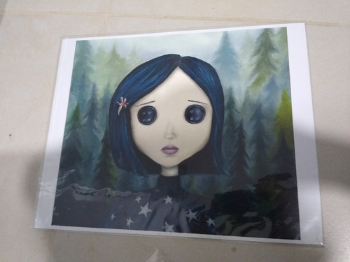 Coraline. Dibujo A Mano. Impresión. Estados Unidos.c/u