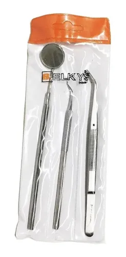 comprar Kit Triada Espejo + Pinza De Algodón + Explorador Belkys