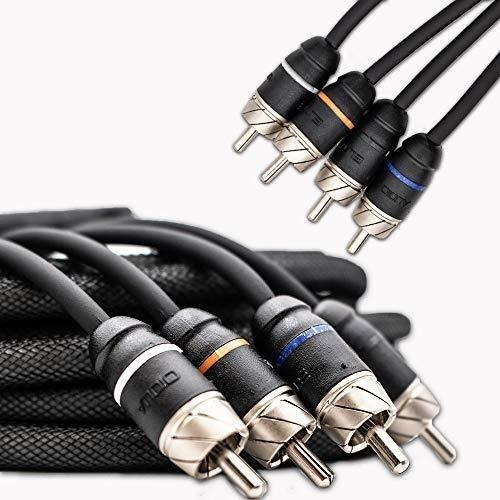 Audio Rca Cable Parent Negro Adaptador 4 Canal