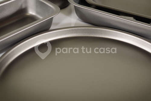 Batería De Cocina Cacerola 5 Pzas Aluminio Teflón Mta Ct