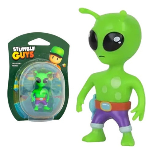 Pmi Stumble Guys Green Alien Figura Muñeco