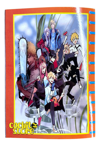 Mini Mega Libro Libro Para Colorear Pochita Chainsaw Man
