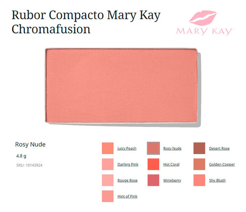 Mary Kay Rubor En Polvo Compacto - Chromafusion Blush