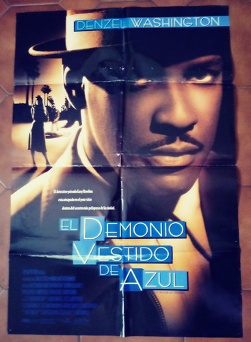 Poster El Demonio Vestido De Azul Denzel Washington