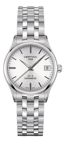 Reloj Certina Ds 8 Plateado