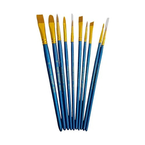 Set Pincel Surtido Azul  *10 Unidades