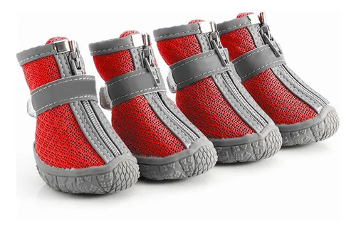 Zapatos Para Perros Pequeños Con Pavimento Caliente, Botines