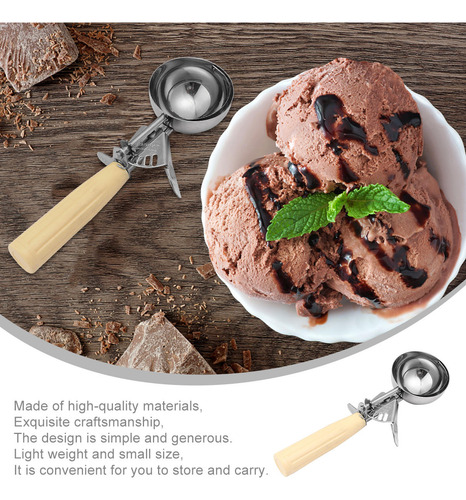 Cucharas Para Helado, 1 Unidad, Cucharas Para Postres, Bolas