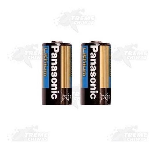 2 Pila Bateria Cr123a 3v Panasonic Gotcha Xtreme 