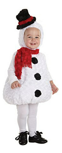 Underwraps Baby's Snowman Bally, Blanco /negro /rojo,