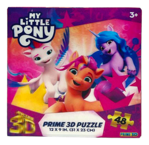 Puzzle Rompecabezas 3d My Little Pony 48 Piezas Panorama