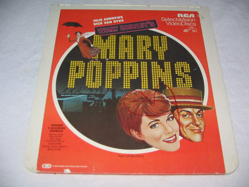 Video Disco Pelicula Mary Poppins De Disney Vintage De 1981