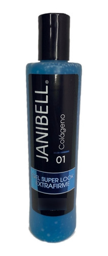 Gel Super Look Extrafirme Colageno Janibell 300ml Azul