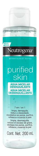 Agua Micelar Neutrogena Purified Skin 200 Ml