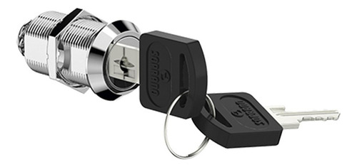Fechadura Cromada Para Móveis De Aço Soprano 0511