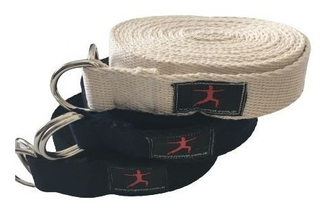 Imagen 3 de 3 de Cinto De Yoga 4m Hebilla Reforzada- Yogamat