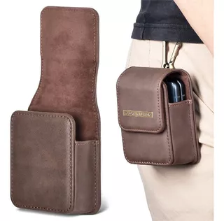 Capa Para Samsung Galaxy Z Flip3 Bolsa De Couro Com Gancho