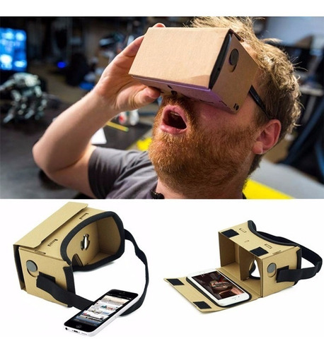 Lentes De Realidad Virtual Google Cardboard 3d Gafas iPhone